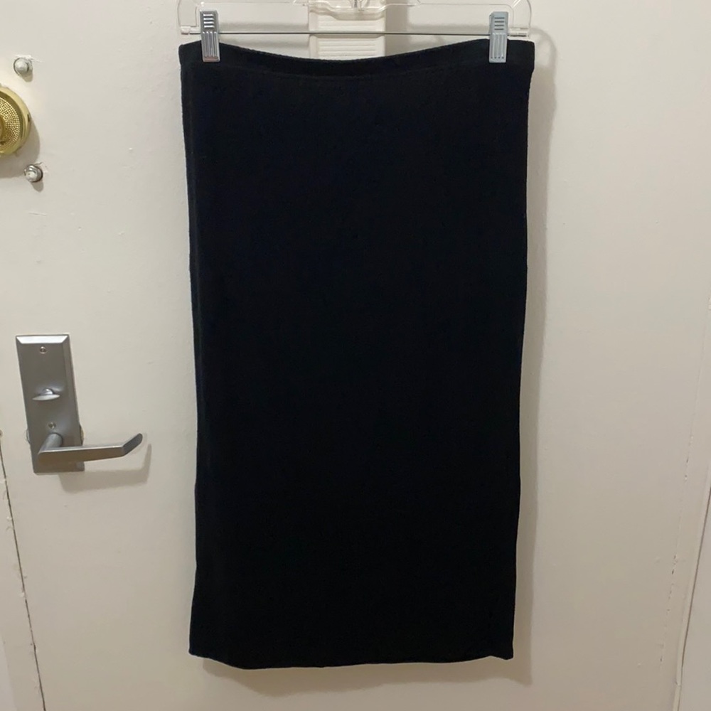 Elastic cotton skirt